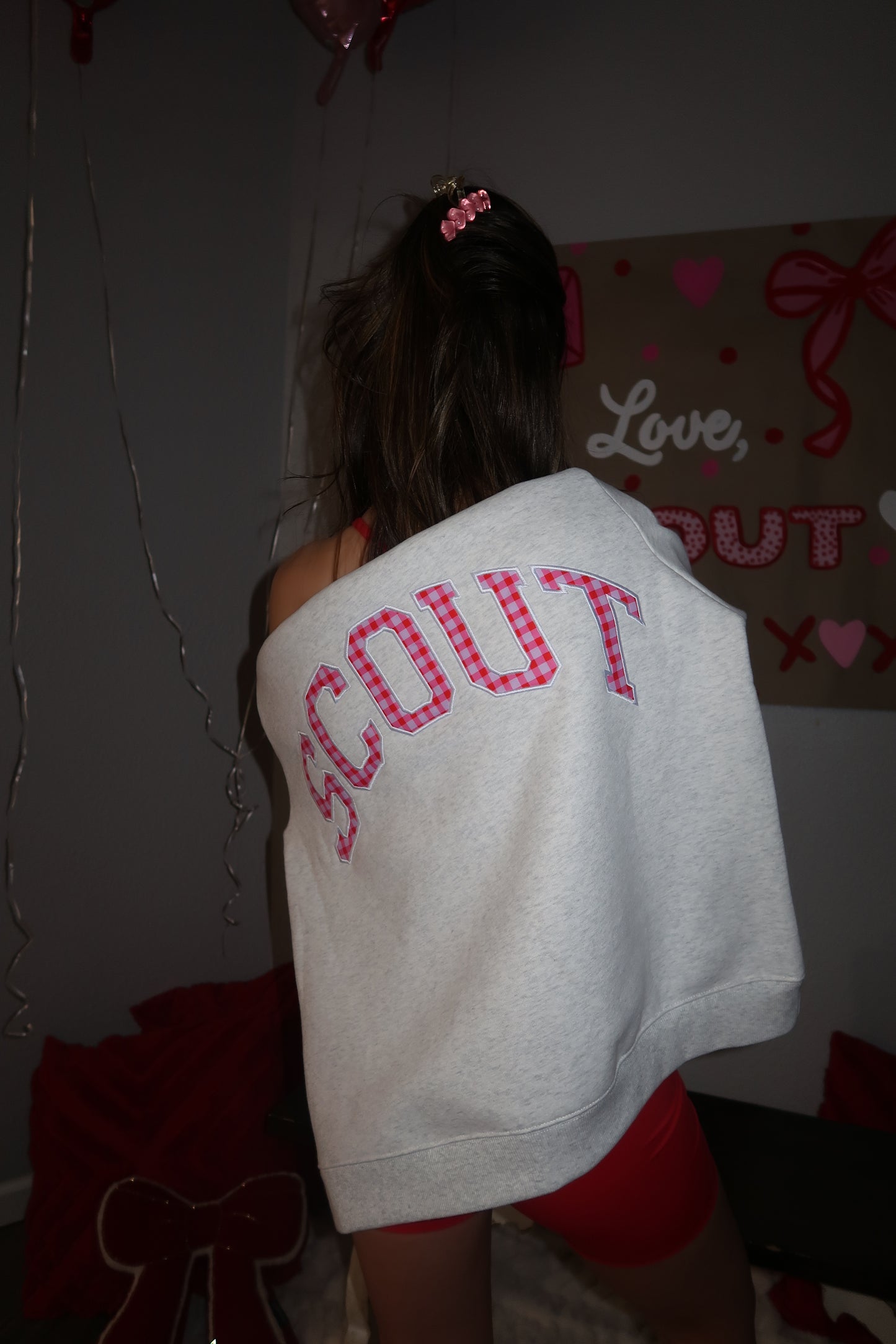 Fleece Mockneck - Gingham