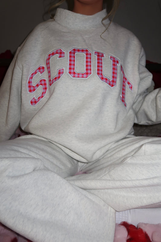 Fleece Mockneck - Gingham