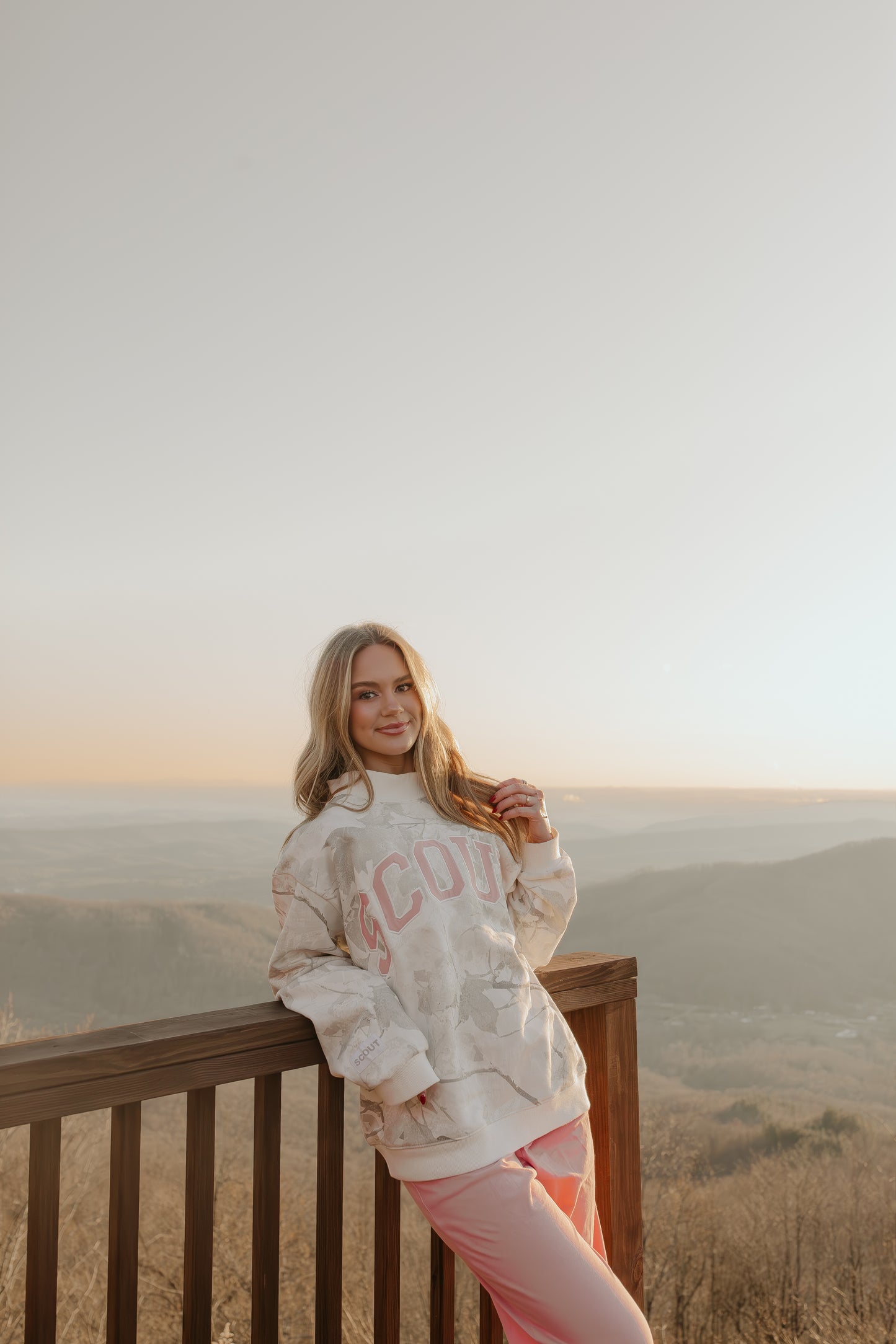 Heritage Terry Mockneck - Light Camo