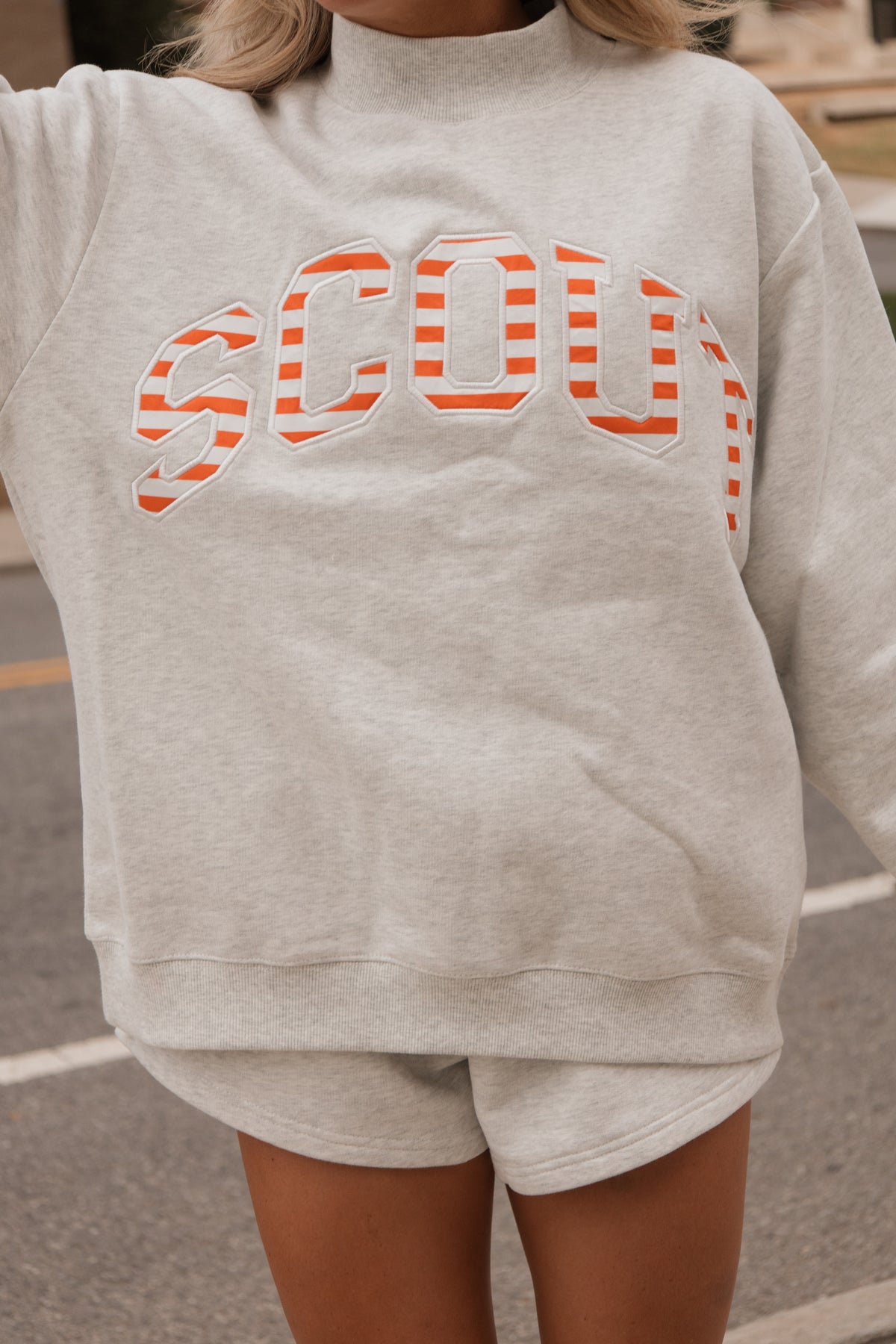 Fleece Mockneck - SEC Grey