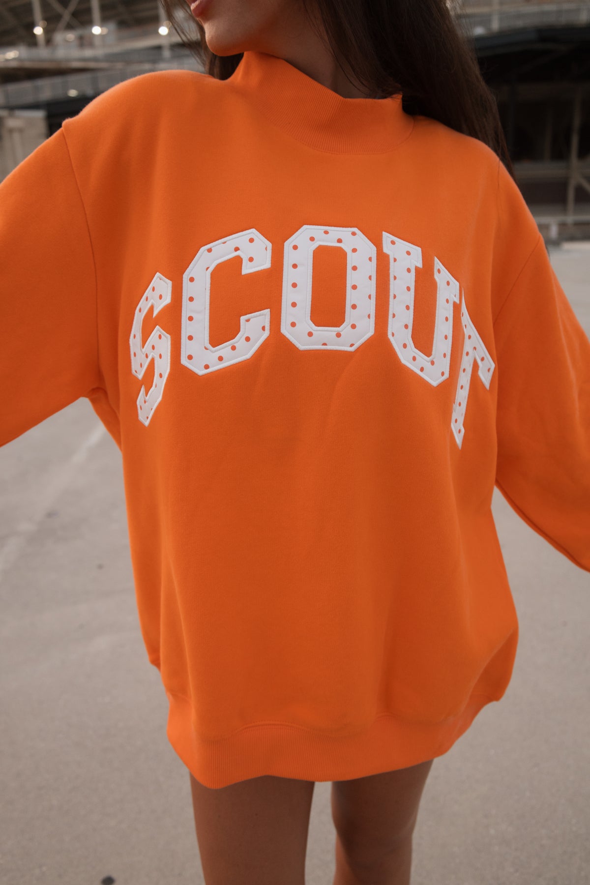 Fleece Mockneck - TN Orange