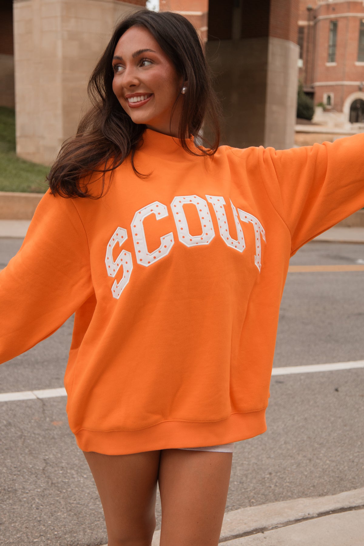 Fleece Mockneck - TN Orange